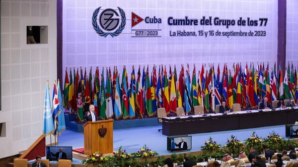 La Cumbre del Grupo de los 77 se realizó en La Habana, Cuba.  - Sputnik Mundo