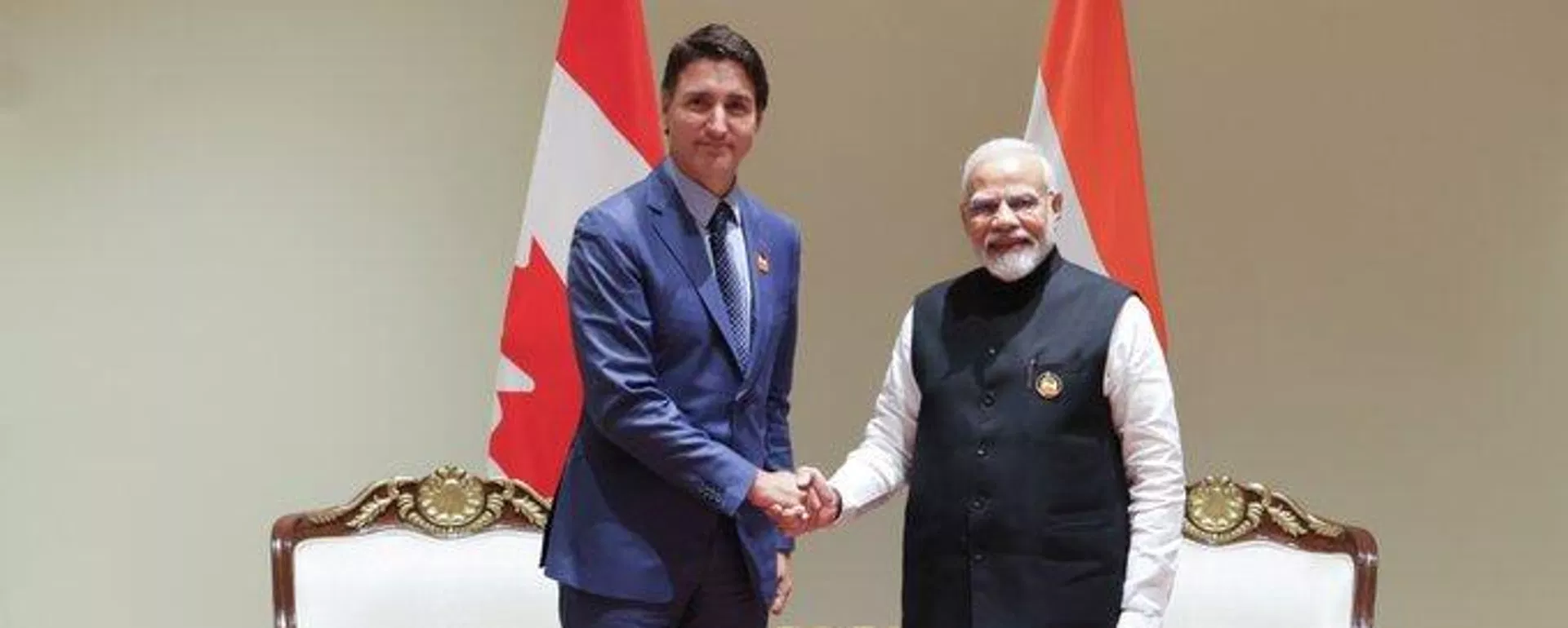 Los primeros ministros Narendra Modi, de la India, y Justin Trudeau, de Canadá habrían abordado el tema de asesinato del activista sij durante la cumbre del G20 en Nueva Delhí. - Sputnik Mundo, 1920, 20.09.2023