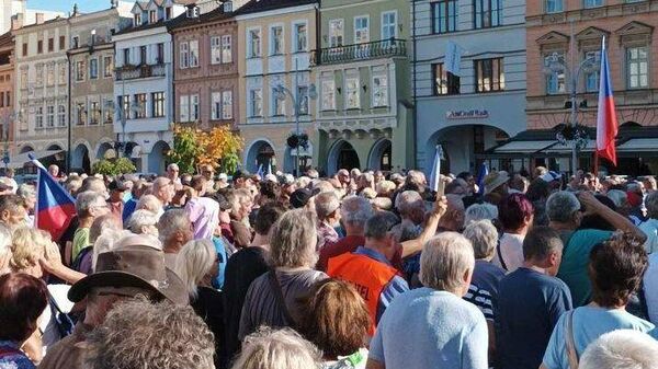 Protestas antigubernamentales en la República Checa - Sputnik Mundo