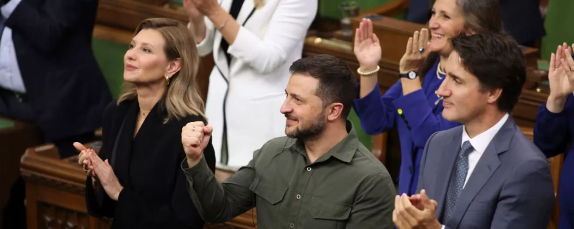 El presidente ucraniano, Volodímir Zelenski, y el primer ministro canadiense, Justin Trudeau - Sputnik Mundo, 1920, 29.09.2023