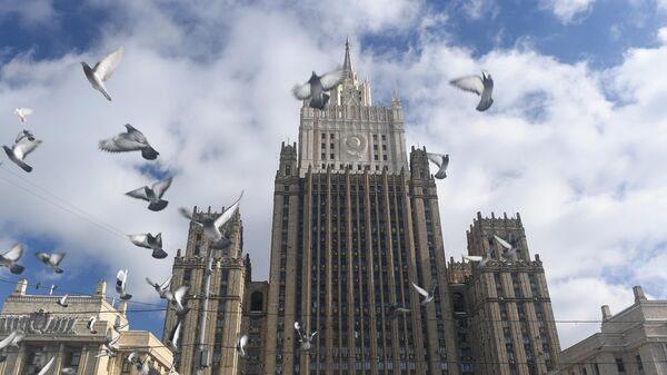 El edificio del Ministerio de Asuntos Exteriores ruso en Moscú  - Sputnik Mundo