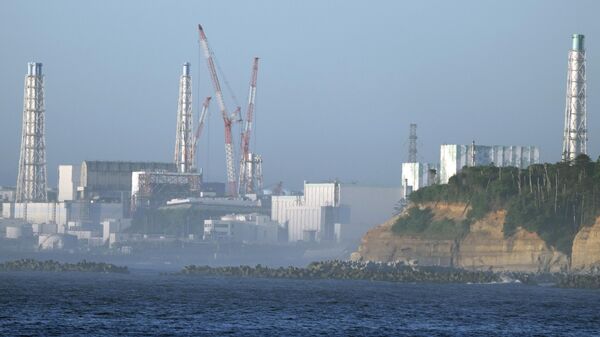 La central nuclear Fukushima en Okuma, Japón - Sputnik Mundo