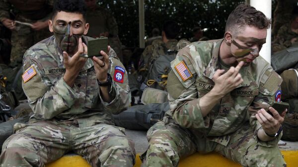 Soldados estadounidenses durante una misión en Colombia en 2020 - Sputnik Mundo