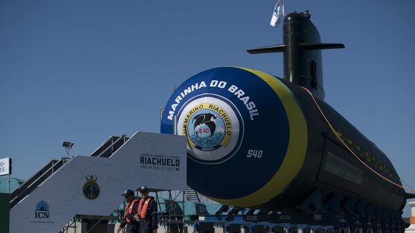 El submarino Riachuelo de la Marina brasileña, integrante del mismo programa que el primer submarino nuclear - Sputnik Mundo