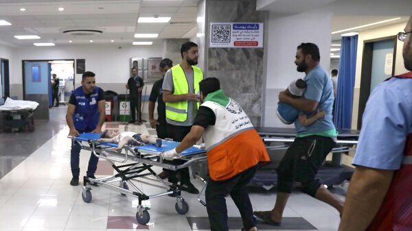 Las víctimas en la Franja de Gaza debido a la escalada del conflicto palestino-israelí - Sputnik Mundo
