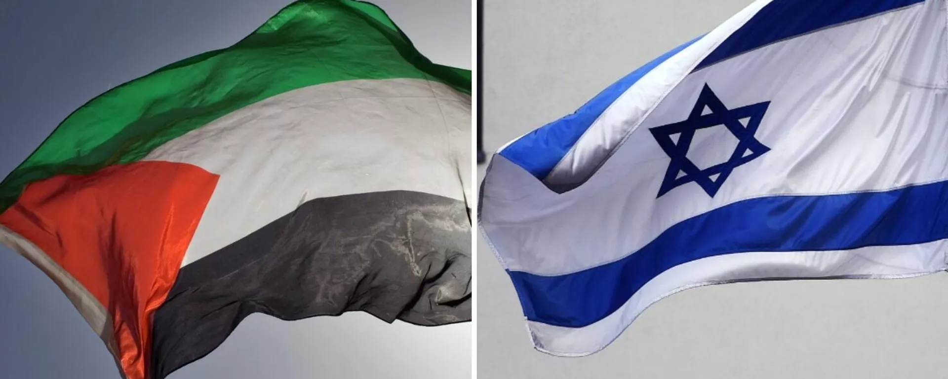 Banderas de Palestina e Israel - Sputnik Mundo, 1920, 16.10.2023