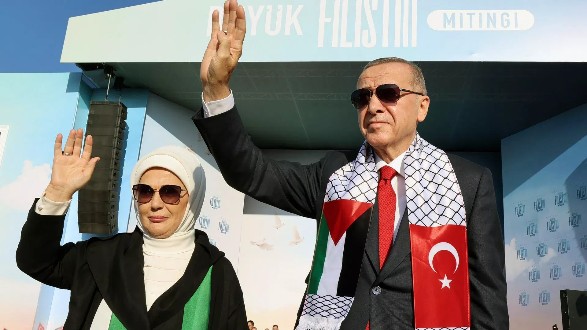 Emine Erdogan y Recep Tayyip Erdogan Emine Erdogan y Recep Tayyip Erdogan - Sputnik Mundo, 1920, 29.10.2023