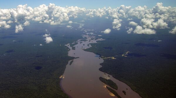 Vista aérea del río Esequibo - Sputnik Mundo