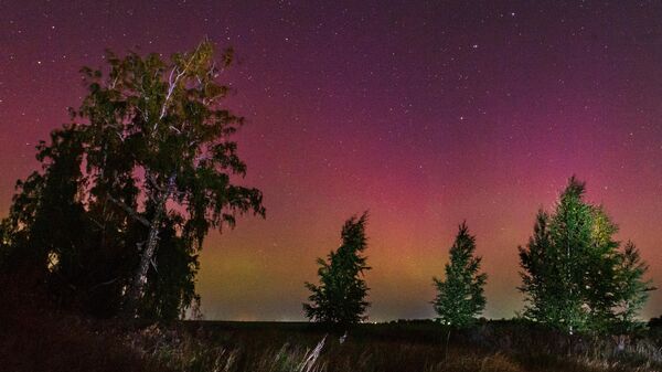 Auroras boreales en la región rusa de Cheliábinsk - Sputnik Mundo