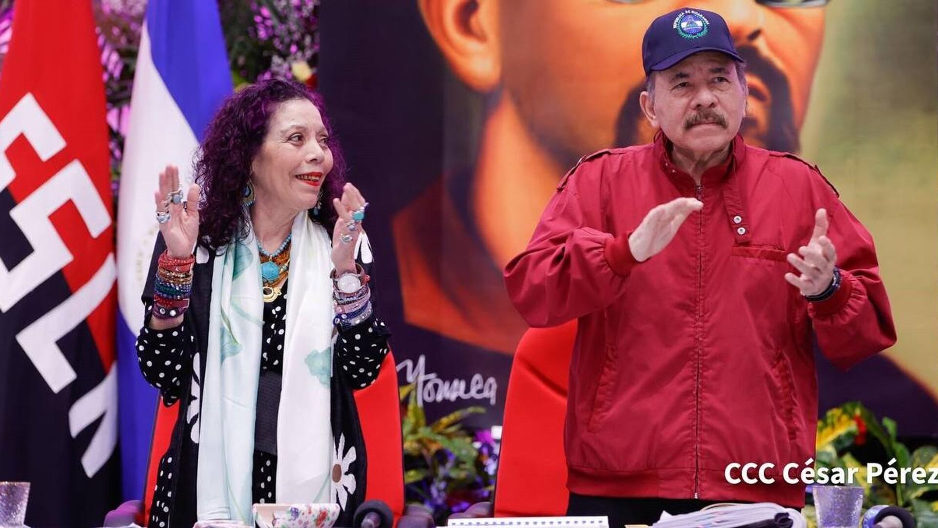 Daniel Ortega durante el acto del aniversario 47 del asesinato del héroe Carlos Fonseca Amador - Sputnik Mundo, 1920, 09.11.2023