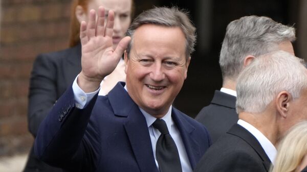 David Cameron, el antiguo primer ministro y nuevo canciller británico - Sputnik Mundo