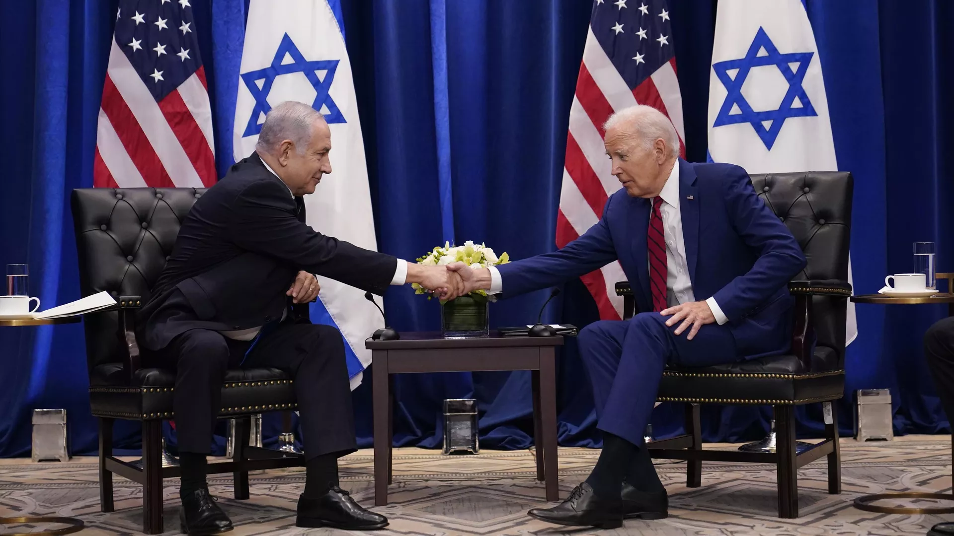 El primer ministro israelí, Benjamín Netanyahu, y el presidente de EEUU, Joe Biden - Sputnik Mundo, 1920, 14.02.2024