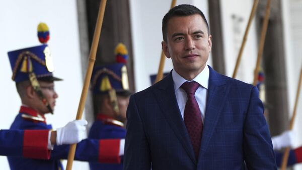 El presidente electo de Ecuador, Daniel Noboa - Sputnik Mundo