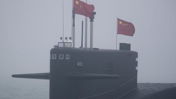 Un submarino nuclear tipo 094 clase Jin Long de la Armada de China  - Sputnik Mundo