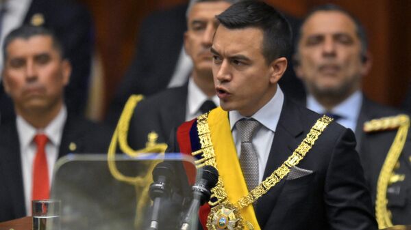 Presidente de Ecuador, Daniel Noboa - Sputnik Mundo
