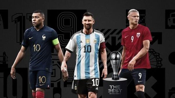 Kylian Mbappé (Francia), Lionel Messi (Argentina) y Erling Haaland (Noruega), nominados al Premio The Best de la FIFA - Sputnik Mundo