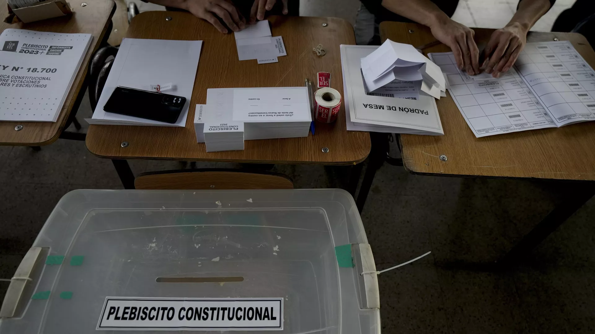 Votación en referendo del proyecto de nueva Constitución en Santiago de Chile - Sputnik Mundo, 1920, 17.12.2023