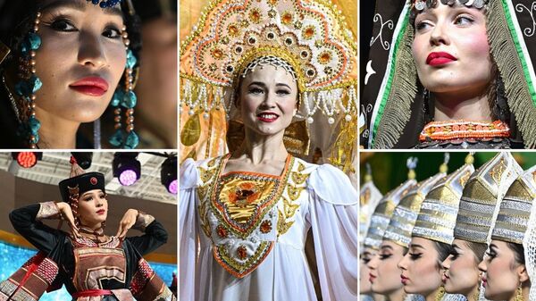 Los mil atuendos de la moda femenina folclórica de Rusia - Sputnik Mundo
