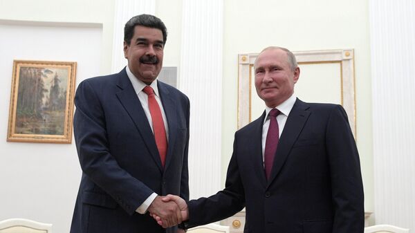 El presidente venezolano, Nicolás Maduro, y su homólogo de Rusia, Vladímir Putin - Sputnik Mundo