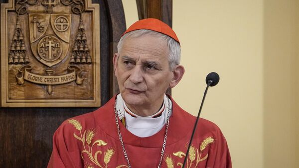 El cardenal Matteo Zuppi, enviado papal para la paz en Ucrania - Sputnik Mundo