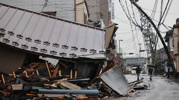 El pasado 1 de enero se registró un fuerte terremoto en Japón  - Sputnik Mundo