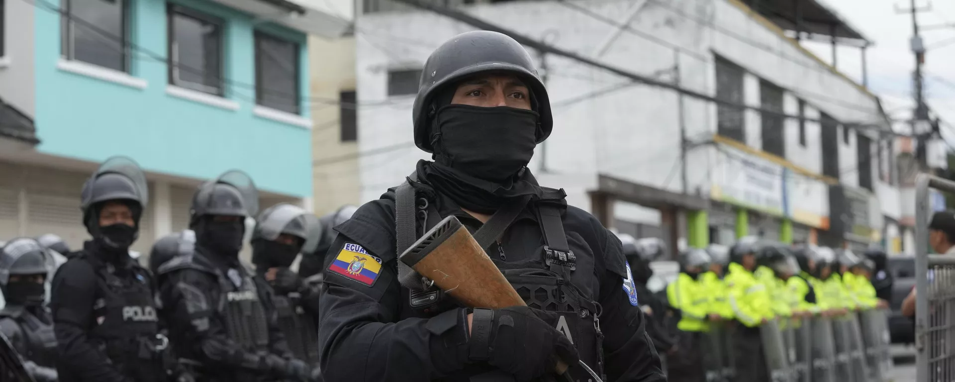 Un policía de Ecuador - Sputnik Mundo, 1920, 09.01.2024