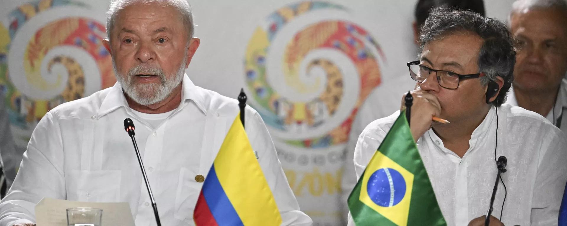 Los presidentes de Brasil y Colombia, Lula da Silva y Gustavo Petro (archivo) - Sputnik Mundo, 1920, 11.01.2024