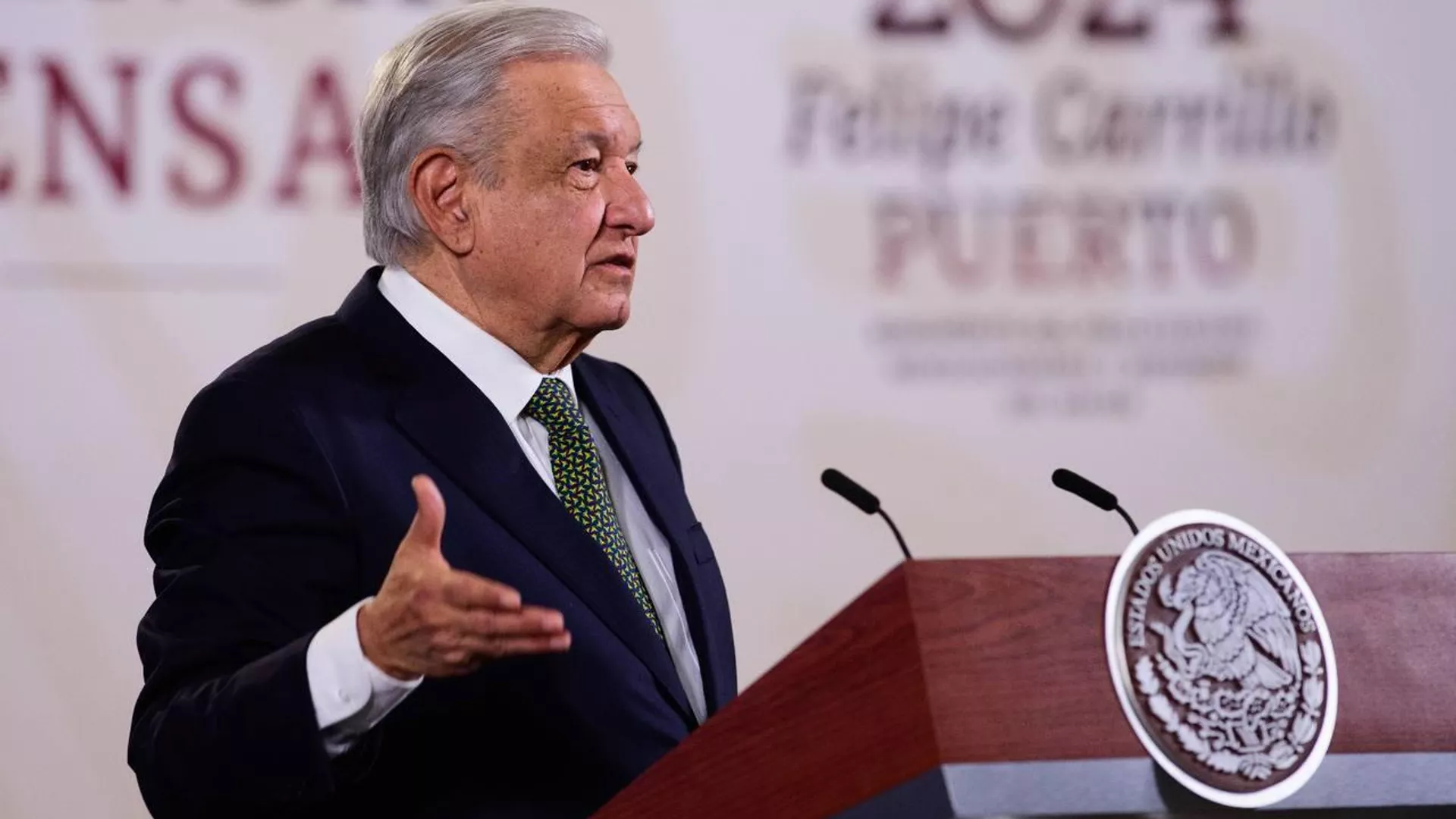 El presidente de México, Andrés Manuel López Obrador. - Sputnik Mundo, 1920, 12.01.2024