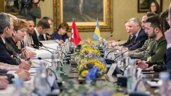 Conversaciones en Davos sobre la fórmula de paz de Kiev - Sputnik Mundo