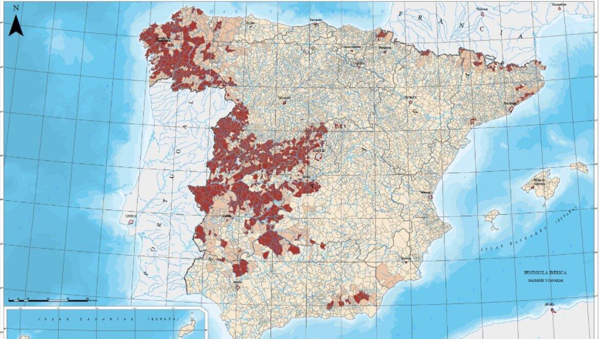 Cartografía del potencial del gas radón en España - Sputnik Mundo, 1920, 23.01.2024