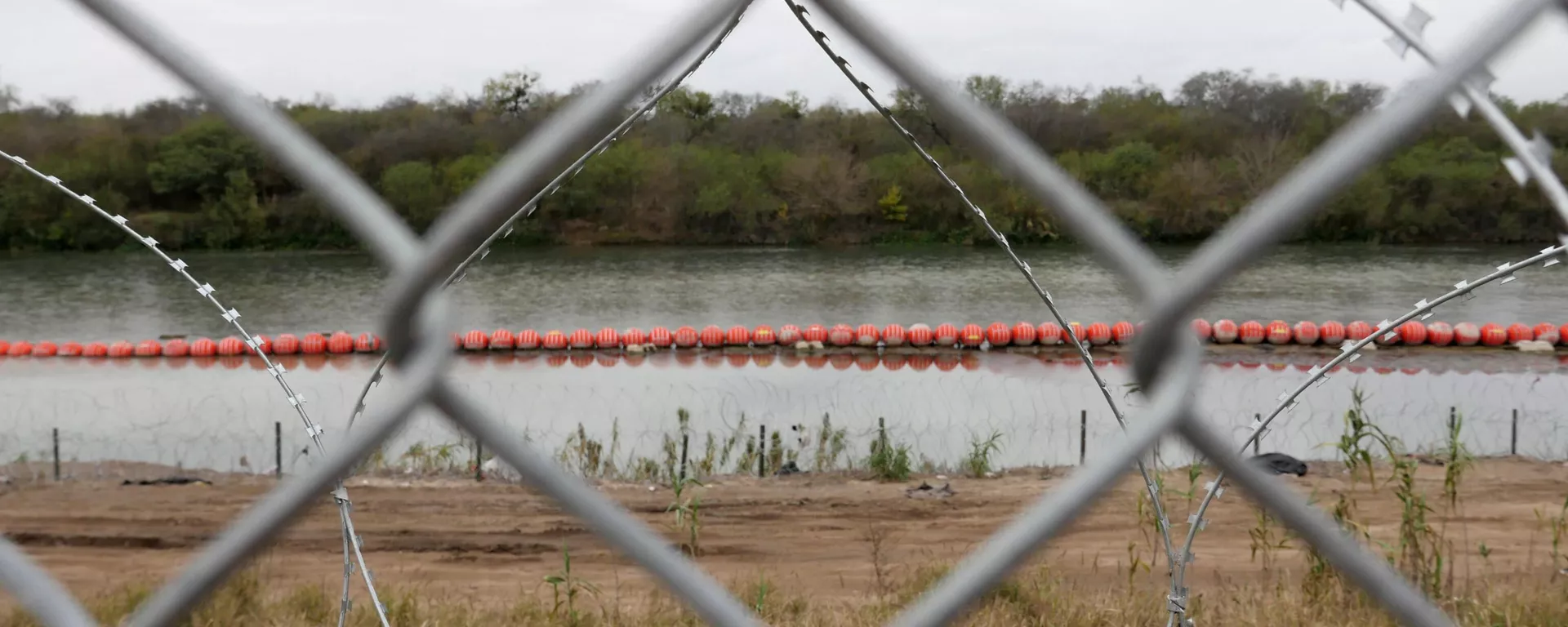  La frontera entre EEUU y México en Eagle Pass, Texas. - Sputnik Mundo, 1920, 30.01.2024