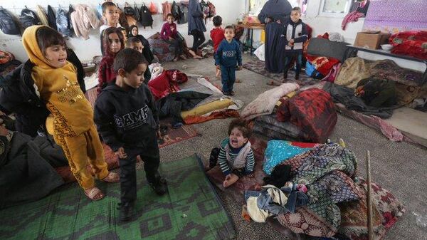 Niños palestinos en la Franja de Gaza. - Sputnik Mundo