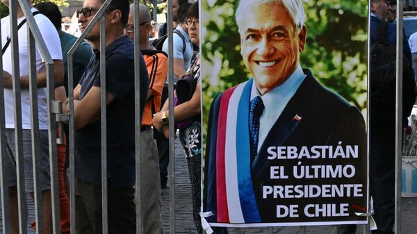Retrato del expresidente chileno Sebastián Piñera - Sputnik Mundo