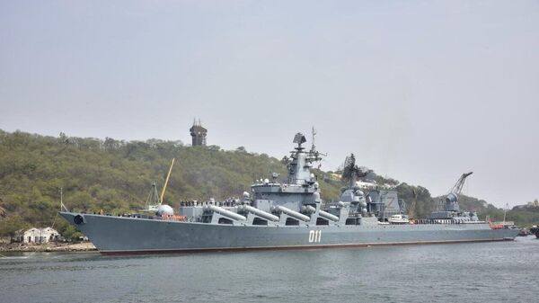 Un crucero ruso se une a las maniobras navales MILAN 2024 de la India - Sputnik Mundo