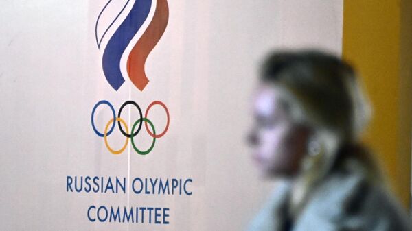 El Comité Olímpico Ruso logo  - Sputnik Mundo