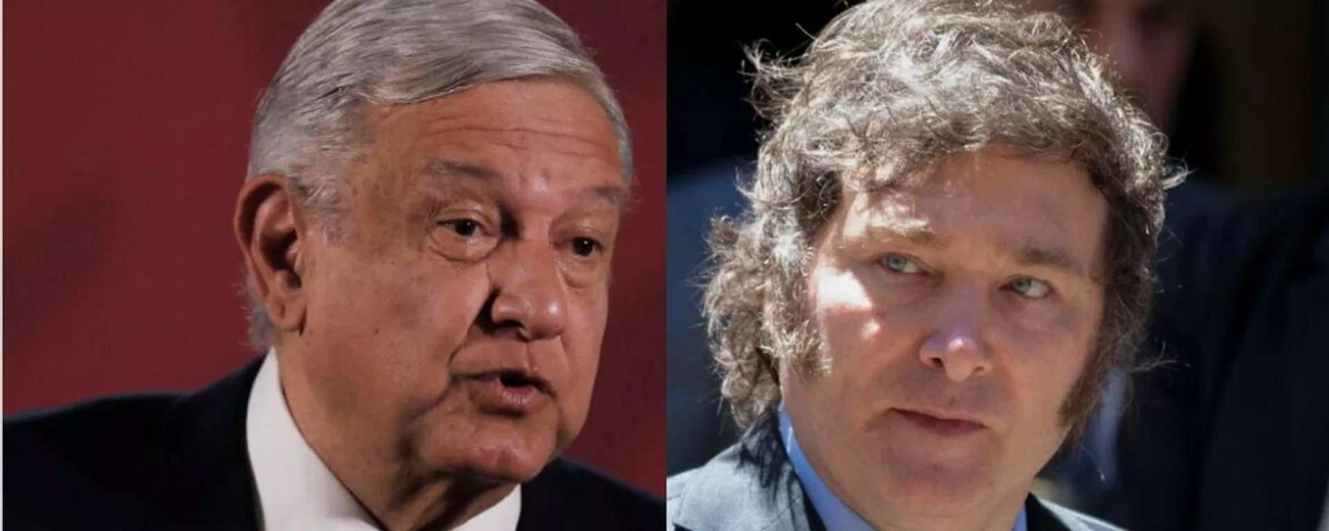 Los presidentes de México, Andrés Manuel López Obrador (izq) y de Argentina, Javier Milei. Los presidentes de México, Andrés Manuel López Obrador (izq) y de Argentina, Javier Milei. - Sputnik Mundo, 1920, 27.02.2024