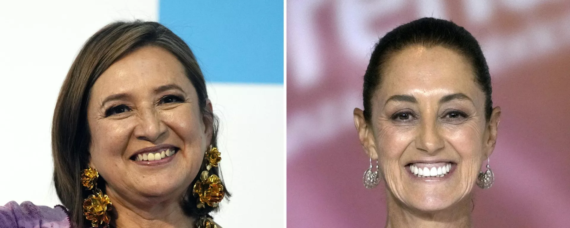 Xóchitl Gálvez (izquierda) y Claudia Sheinbaum (derecha), candidatas a la presidencia de México - Sputnik Mundo, 1920, 05.03.2024