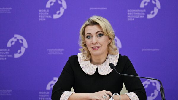 La portavoz del Ministerio de Exteriores ruso, María Zajárova - Sputnik Mundo