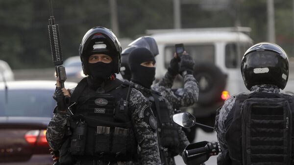 Policía Militar de Brasil (archivo)  - Sputnik Mundo