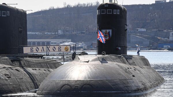 El submarino ruso Voljov de la clase Varshavianka - Sputnik Mundo