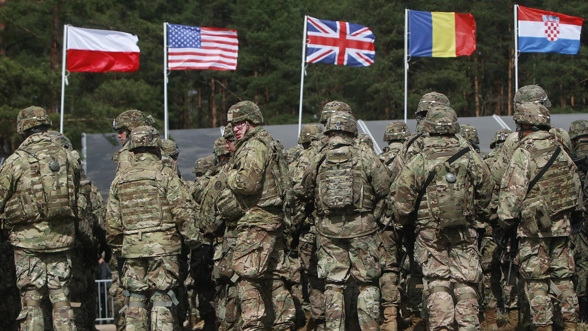 Tropas estadounidenses, parte de una misión de la OTAN para mejorar la defensa polaca, en Orzysz, noreste de Polonia, 13 de abril de 2017 - Sputnik Mundo, 1920, 29.03.2024