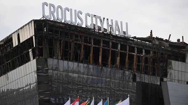 Atentado terrorista en la sala de conciertos de Crocus City Hall en Moscú - Sputnik Mundo