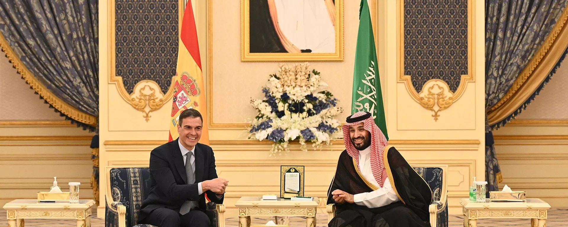 Pedro Sánchez y Mohammed bin Salman Pedro Sánchez y Mohammed bin Salman - Sputnik Mundo, 1920, 03.04.2024
