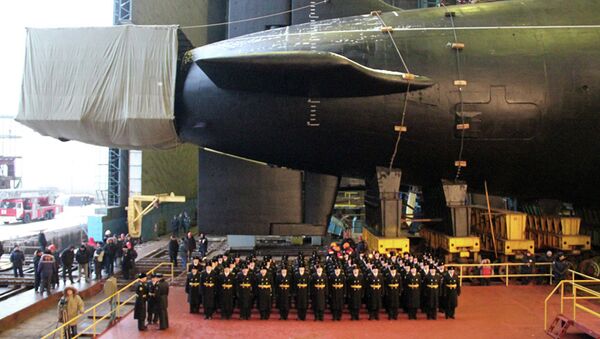 Submarino portamisiles de propulsión nuclear Vladímir Monomaj - Sputnik Mundo
