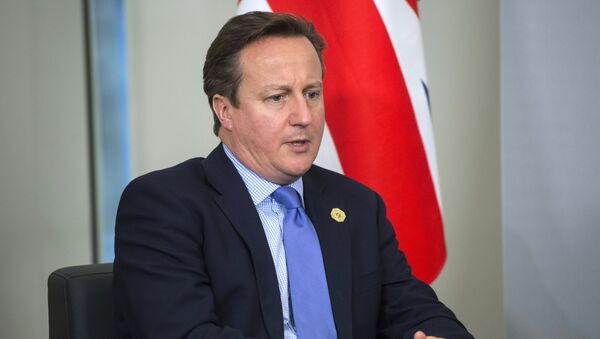 David Cameron,  primer ministro del Reino Unido - Sputnik Mundo