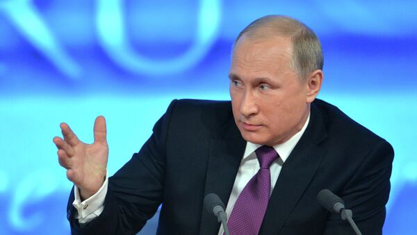 Rueda de prensa anual de Vladímir Putin (Archivo) - Sputnik Mundo