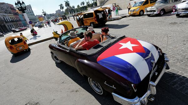 Turistas en Cuba - Sputnik Mundo
