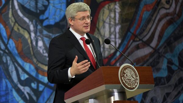Primer ministro de Canadá, Stephen Harper - Sputnik Mundo