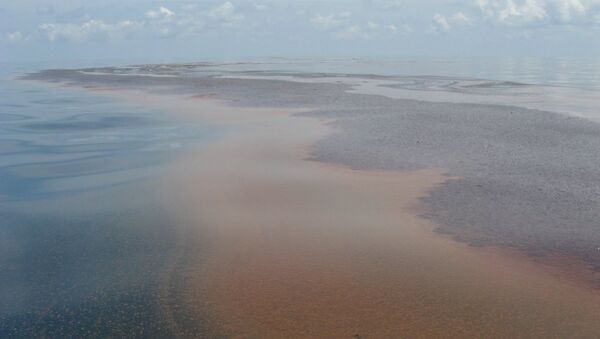 Derrame de petróleo en el Golfo de México (Archivo) - Sputnik Mundo