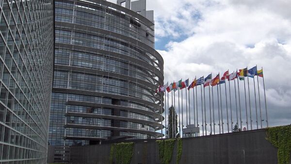 Здание Европейского парламента в Страсбурге - Sputnik Mundo